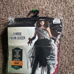 Spirit Black and White Zombie Prom Queen Costume